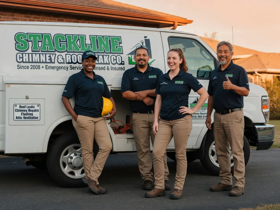 Chimney flashing repair company in Oxford, KS